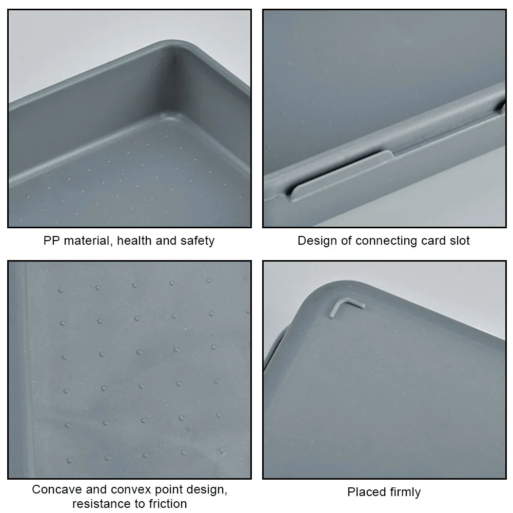 8-Piece Drawer Organizer Tray Set
