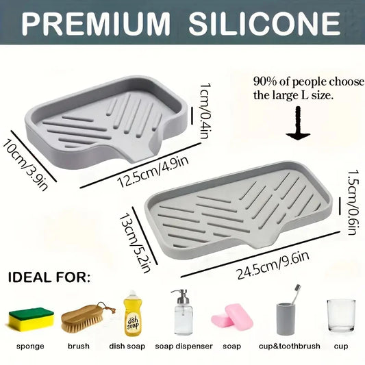 Silicone Sponge Holder Tray