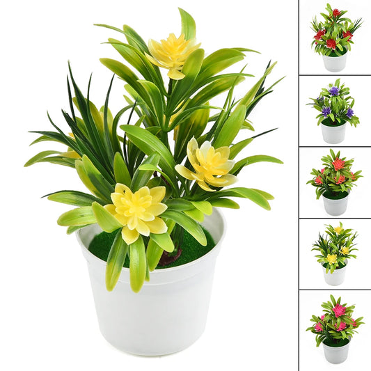 Mini Artificial Flower Pot