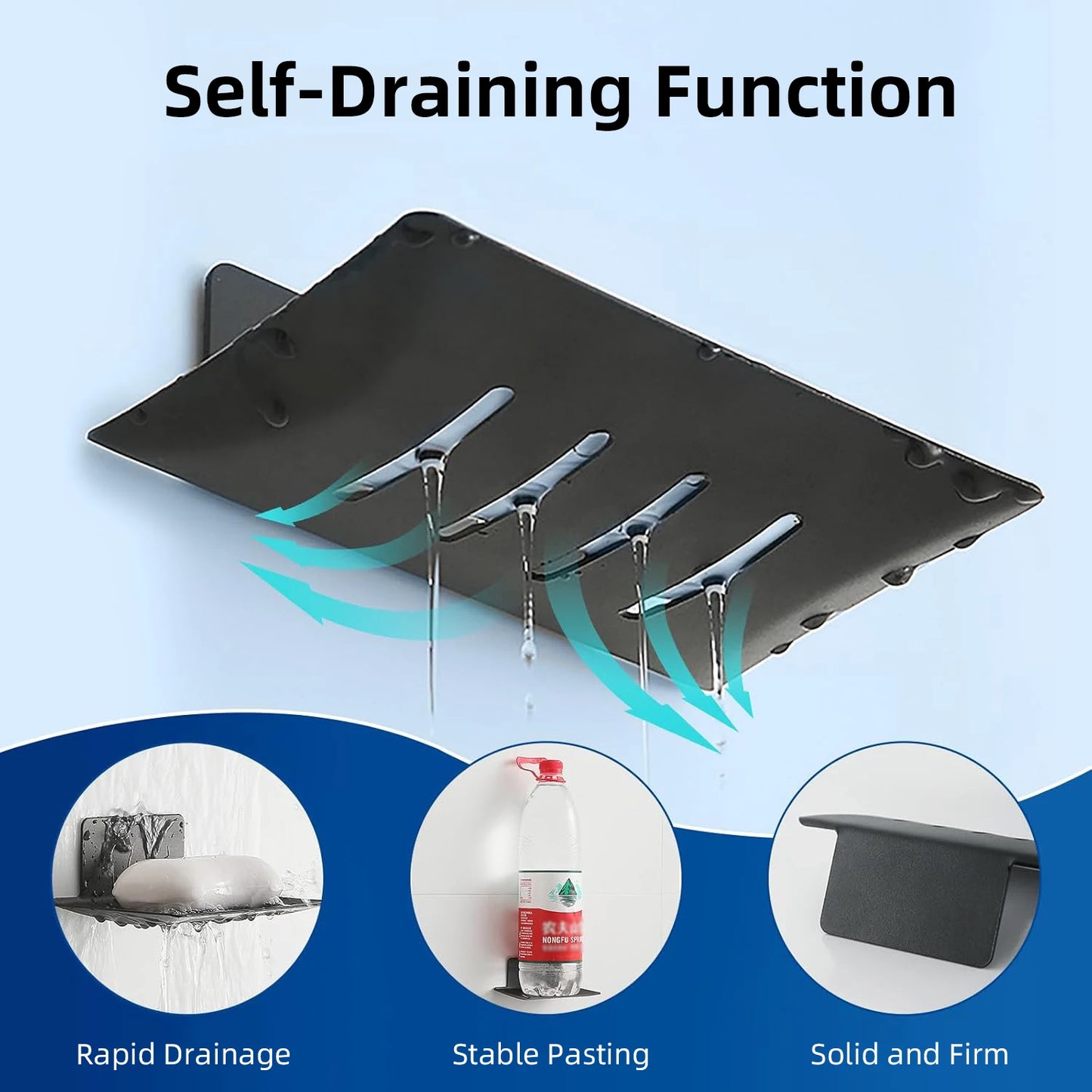 Self-Draining Soap Holder