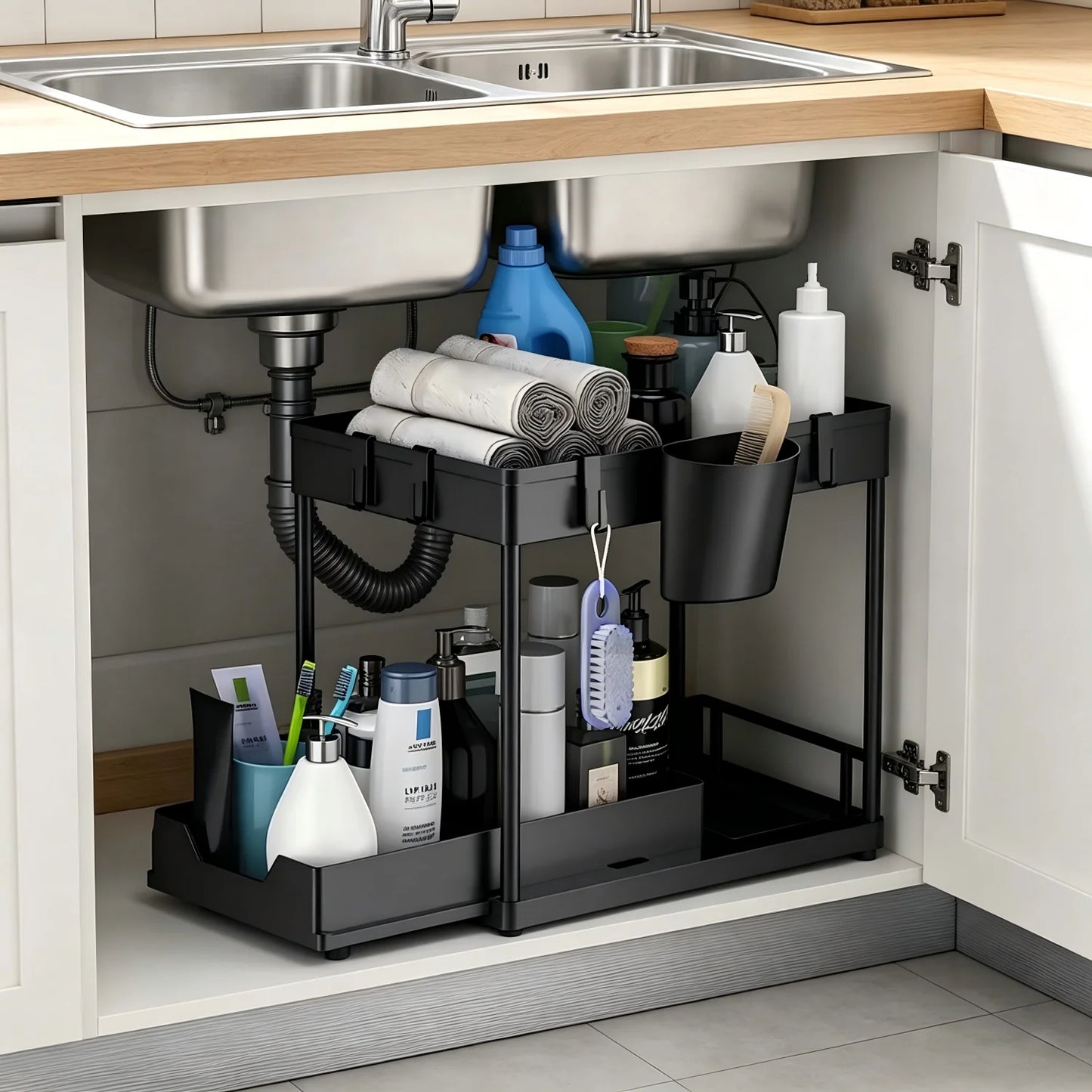 Under Sink Organizer Rack